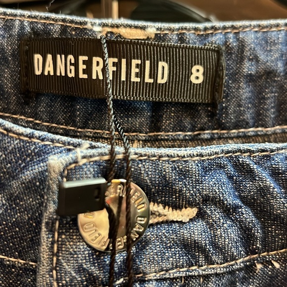 Dangerfield cat embroidered  jeans size  8 - Picture 5 of 7